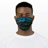 Transplant Strong Organ Donation Awareness Mask (Worn)