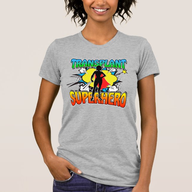 Transplant Superhero Women's Transplant Recipient T-Shirt (Front)