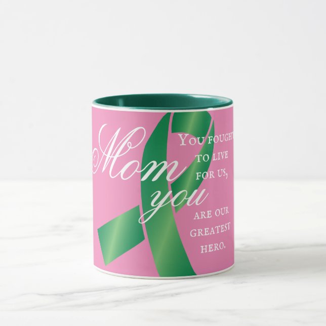Transplant Survivor Mother's Day Customizable Gift Mug (Center)