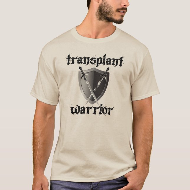 Transplant Warrior/Shield T-Shirt (Front)