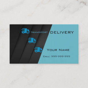 Transport and delivery business card