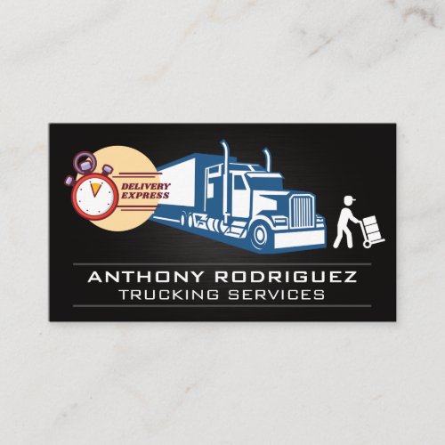 Transport Delivery  Trucking Logistics Business Card