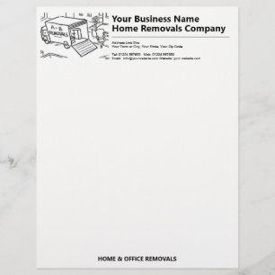 Transport & Home Removals with Image Letterhead