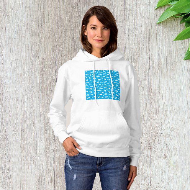 Transport Icons Womens Hoodie (Creator Uploaded)