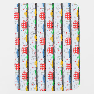 Transport Kids Photographic Prints Baby Blanket
