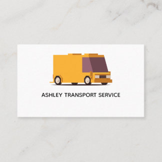 Transport Service Business Card Design