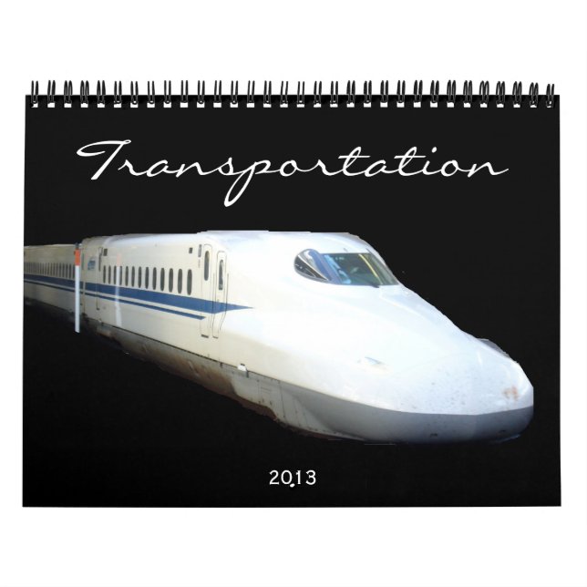 transportation 2013 calendar (Cover)