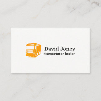 Transportation and Logistics Logo Business Card