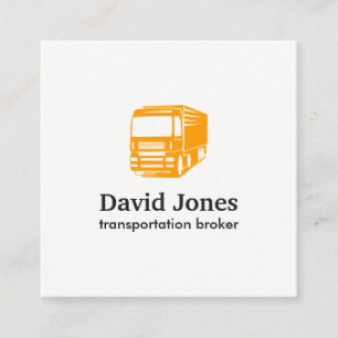 Transportation and Logistics Logo Business Card