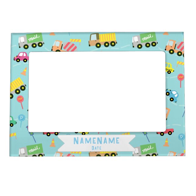 Transportation Blue Magnetic Frame (Front)