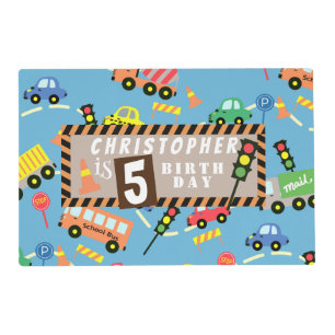 Transportation  Blue Placemat