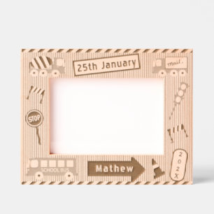 Transportation Boys  Engraved Frames
