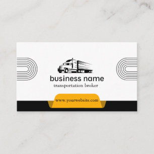 transportation broker business cards