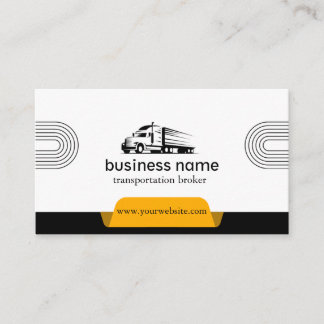 transportation broker business cards