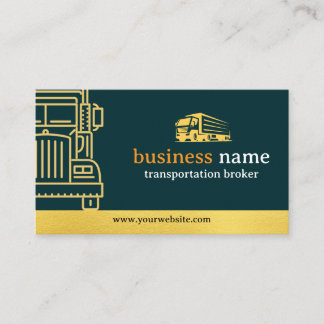 transportation broker business cards