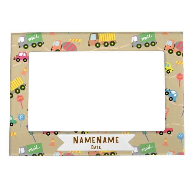 Transportation Brown Magnetic Frame (Front)