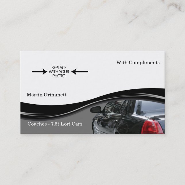 Transportation Business Cards (Front)