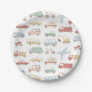 Transportation Cars and Trucks Boy Birthday Party Paper Plates