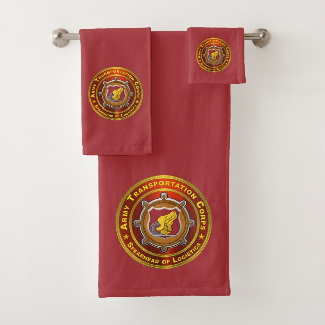 Transportation Corps  Bath Towel Set (Insitu)