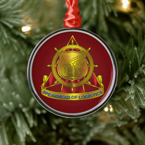 Transportation Corps  Metal Ornament