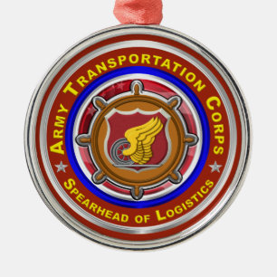 TRANSPORTATION CORPS METAL ORNAMENT