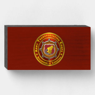 Transportation Corps Veteran Wooden Box Sign
