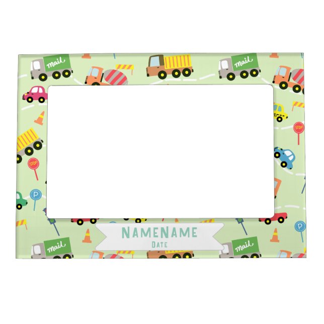 Transportation Green Magnetic Frame (Front)