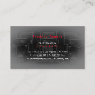 Transportation & Logistic Truck Business Card