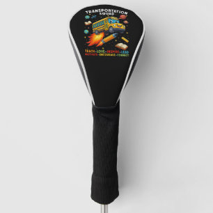 Transportation Squad Funny School Bus Driver Golf Head Cover