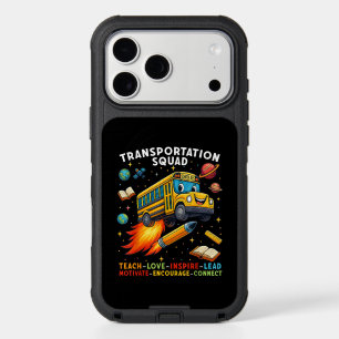 Transportation Squad Funny School Bus Driver iPhone 17 Pro Max Case