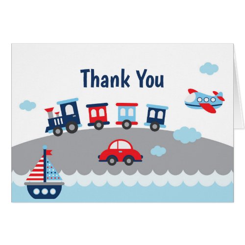 Transportation Thank You Card