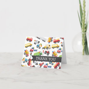 Transportation Thank You Card Vehicle Thank You