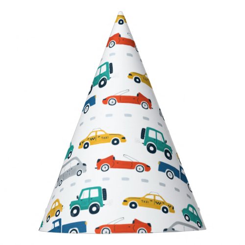 Transportation Theme Birthday  Party Hat