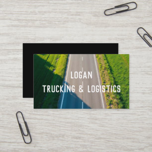 Transportation Trucking Business Card