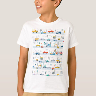 Transportation Trucks and Cars Cute Kids T-Shirt