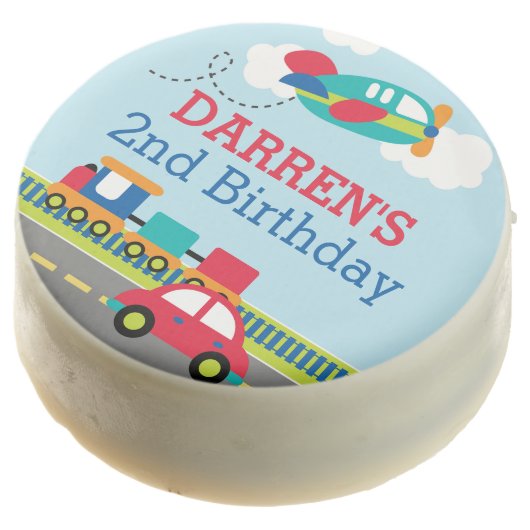 Transportation (Vehicle) - Car Train Plane Chocolate Covered Oreo (Angled)