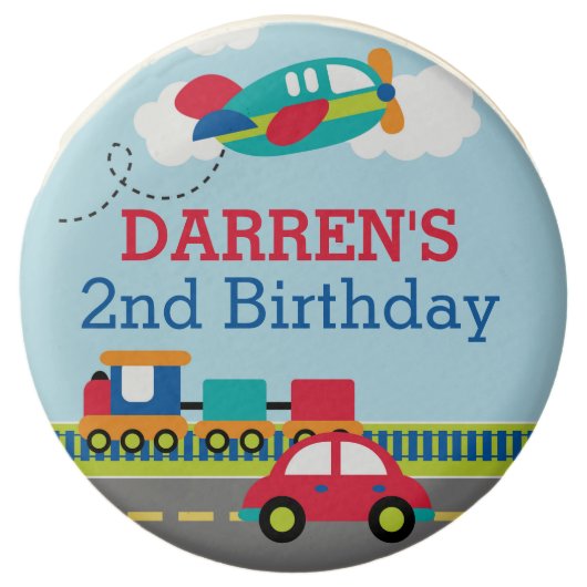 Transportation (Vehicle) - Car Train Plane Chocolate Covered Oreo (Front)