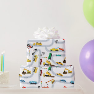 Transportation Vehicles Cars & Trucks Road Traffic Wrapping Paper