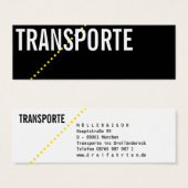 Transporte Mini Visitenkarten (Front & Back)