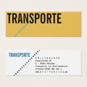 Transporte Mini Visitenkarten (Front & Back)