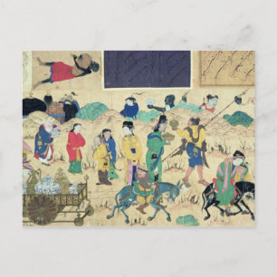 Transporting ceramics postcard