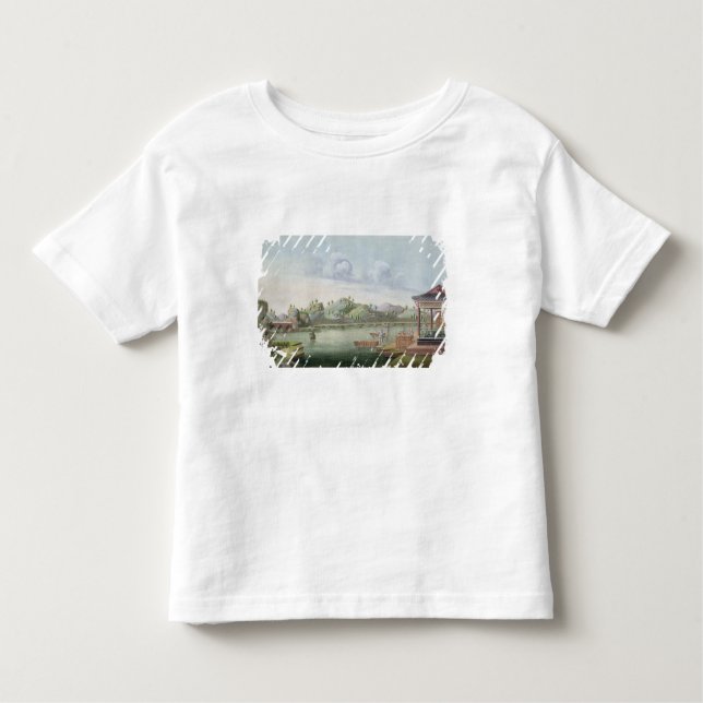 Transporting crates of tea (w/c on paper) toddler t-shirt (Front)