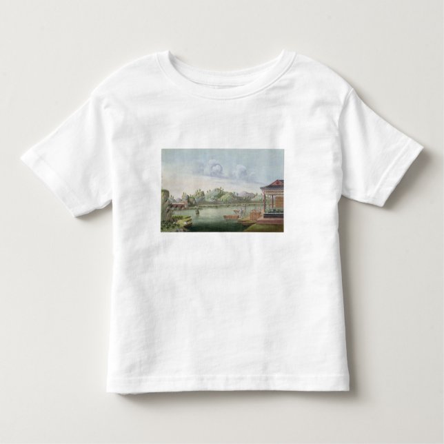 Transporting crates of tea (w/c on paper) toddler t-shirt (Front)