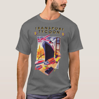 Transportycoon Game Cover vintage girl boy T-Shirt