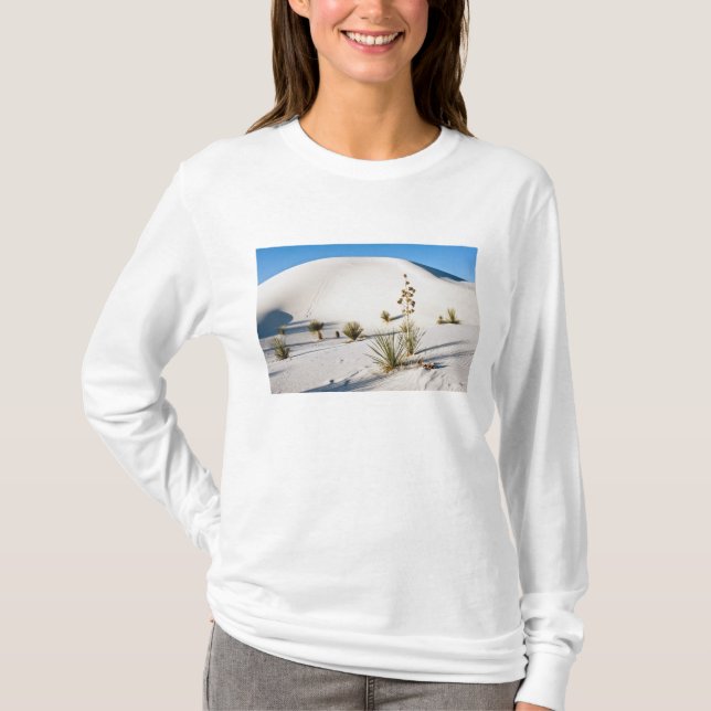 Transverse Dunes and Soaptree Yucca T-Shirt (Front)