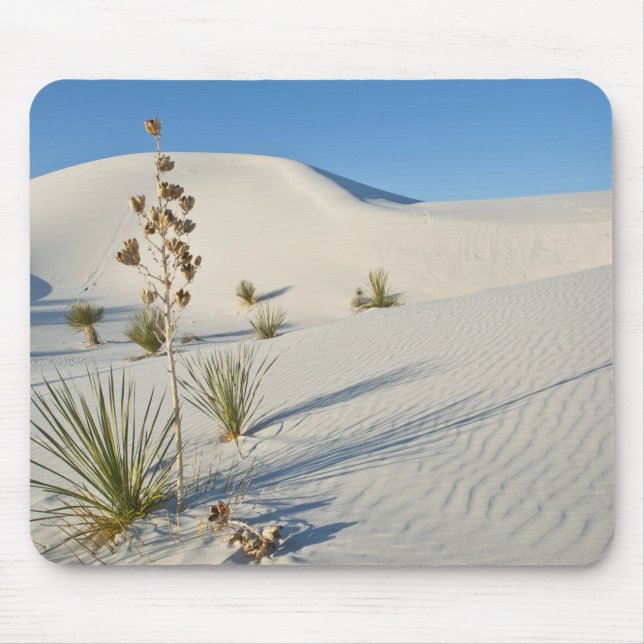 Transverse Dunes, Yucca, shadows Mouse Pad (Front)