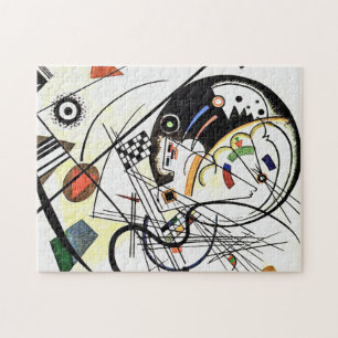 "Transverse Line" - Kandinsky Abstract Modern Art Jigsaw Puzzle