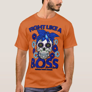Transverse Myelitis Awareness fight like a boss 6 T-Shirt