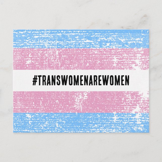 #TRANSWOMENAREWOMEN POSTCARD (Front)
