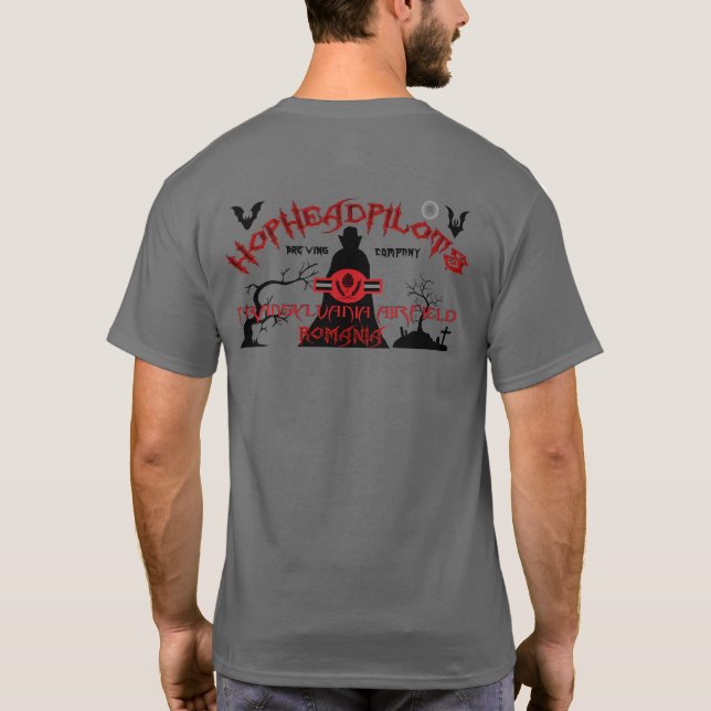 Transylvania Airfield Romania T-Shirt (Back)